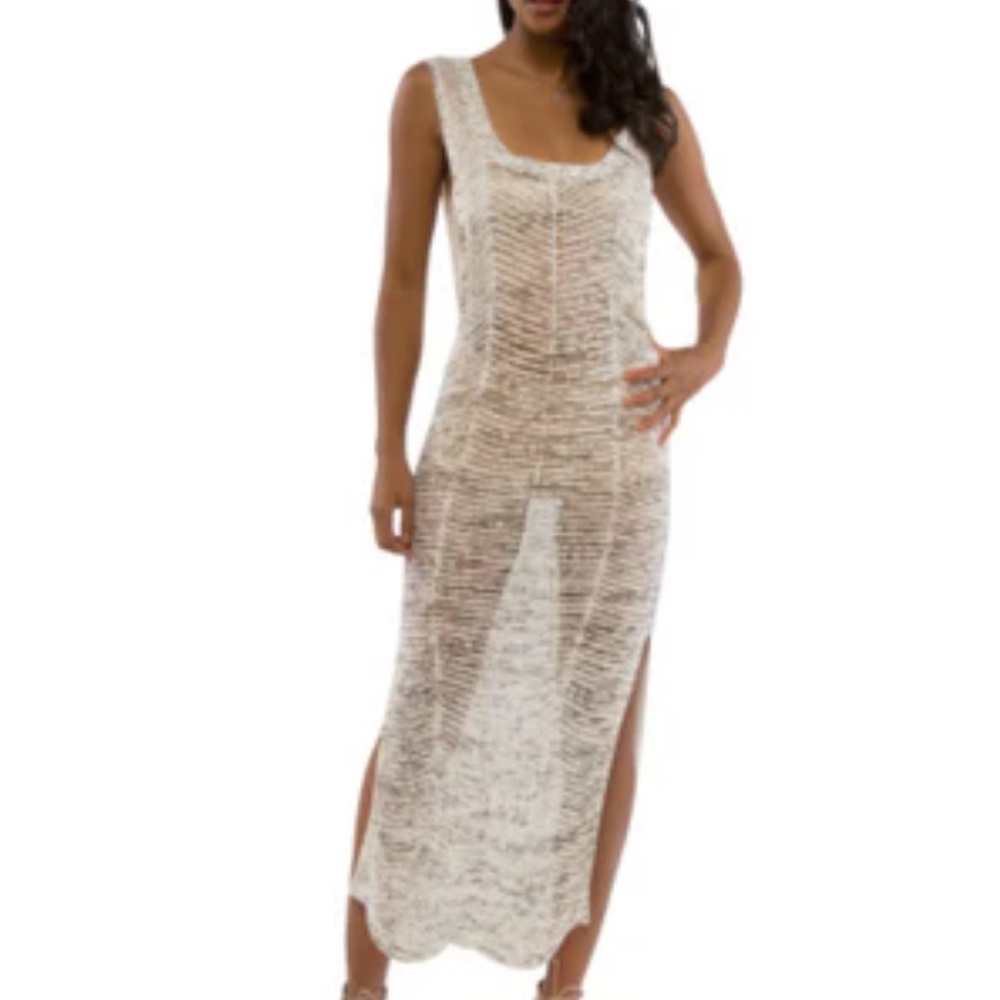 Sentimental NY Sweater Knit Sheer Gown